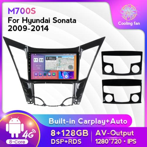 DSP RDS IPS Car Radio Android 11 Auto Stereo Multimedia For Hyundai Sonata 2011-2015 GPS Navi Navigation WiFi Car DVD Head Unit
