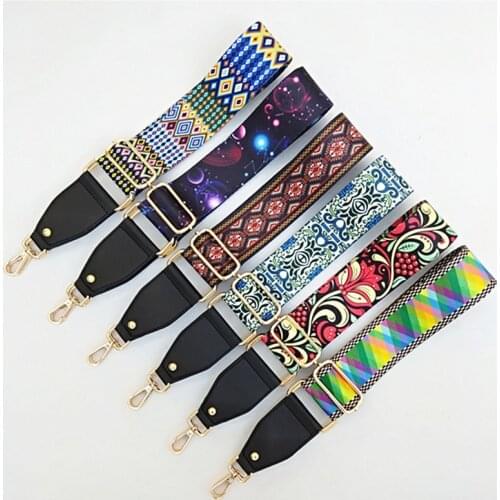 Custom colored straps with wide shoulder straps for womens bags adjustable shoulder straps versatile one-shoulder slant cross-e