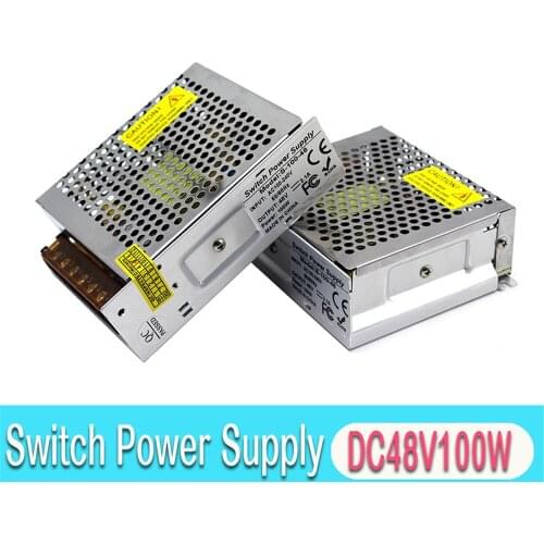 DC Power Supply 48V 2.1A 100W Driver Transformers 110v 220V AC DC48V SMPS for LED Lighting Stepper Motor