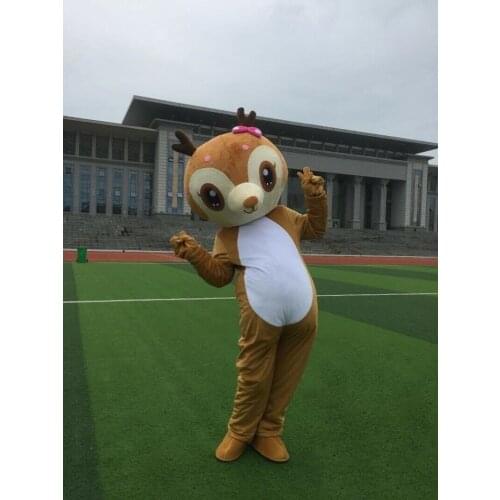 Giraffe Mascot Costume Set Cosplay Party Fancy Dress Costume Ad Birthday Party Advertising Opening Carnival Christmas Halloween