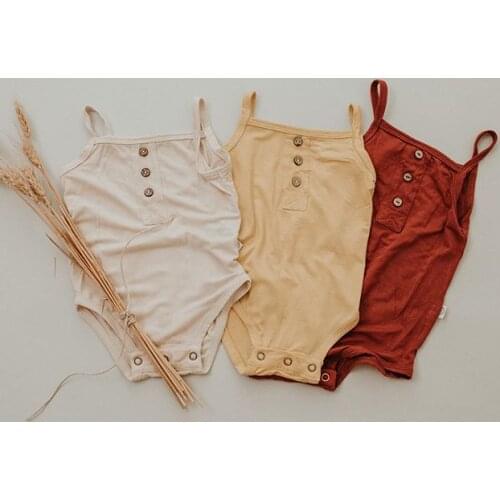 0-24M Newborn Infant Baby Girls Summer Clothes Sleeveless Bodysuit Cotton Outfit Summer Bodysuits Clothes Gifts