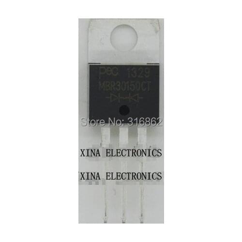 MBR30150CT MBR30150 MBR 30150CT 30A 150V TO-220 ROHS ORIGINAL 10PCS/lot Free Shipping Electronics composition kit