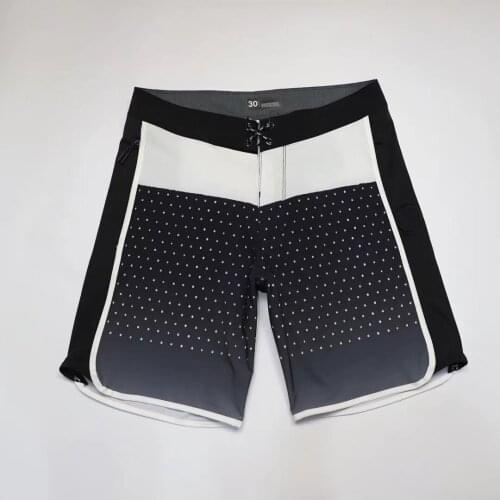 2021 New Mens Waterproof Beach Boardshorts Elastic Quick Dry Breathable Bermuda Surf Swim Phantom Beach Shorts Fitness Trunks
