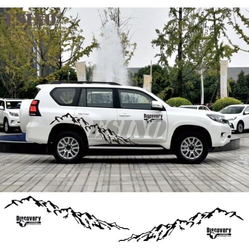 New Styling Auto DIY Styling Decal Stripe Car Body Vinyl Decal Body Side Door Stickers Vinyl Film For Highlander Land Cruiser