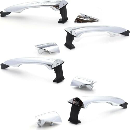 OEM 826513X010 826613X010 8Pcs Front Rear LH RH Exterior Chrome Door Handle for Hyundai Elantra 2011 2012 2013 2014 2015