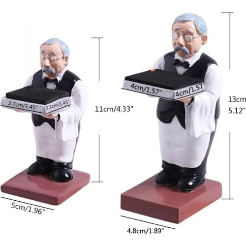 Old Butler Man Watch Stand Old Man Ring Stand Glasses Holder Watch Storage Table