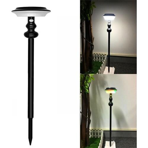 LED Solar Garden Light Outdoor PIR Motion Sensor Wall Lamp 4 Modes Colorful Changing Waterproof IP65 For Decorative Patio Yard