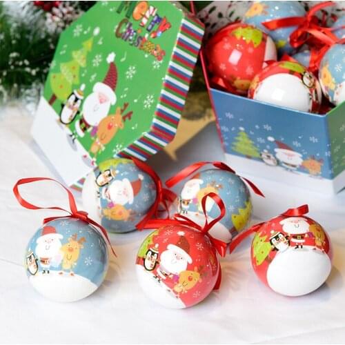 14 PCS 7cm Chritmas Tree Hanging Ball Ornament Decorations DIY Hanging Ball Bauble for Holiday Xmas Party Navidad New Year Gift