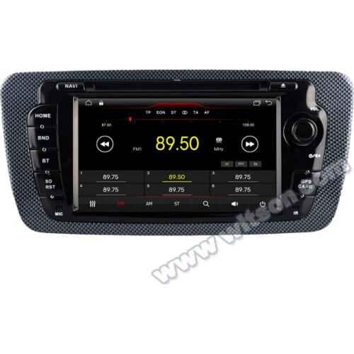 6.2" Android 10 OS Car DVD Multimedia Navigation GPS Radio for Seat Ibiza 2009-2013 with Built-in Digital Signal Processor (DSP)