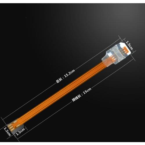 Micro Card Forward To SIM Card Adapters Phone Extension Cord Converter Adapter Transparent Open Device for Samsung