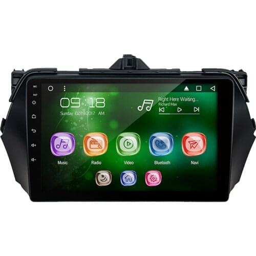 Allways 9" IPS Screen Android 9.0 Octa-core Ram 2GB Rom 32GB Car Multimedia for Suzuki Ciaz 2014-16 with 2.5D Full touch screen