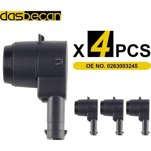Dasbecan 4PC New Parking Distance Control Assist Sensors For Mercedes-benz 2007-2014 C-Class 0263003245 0263003475 A0009052402