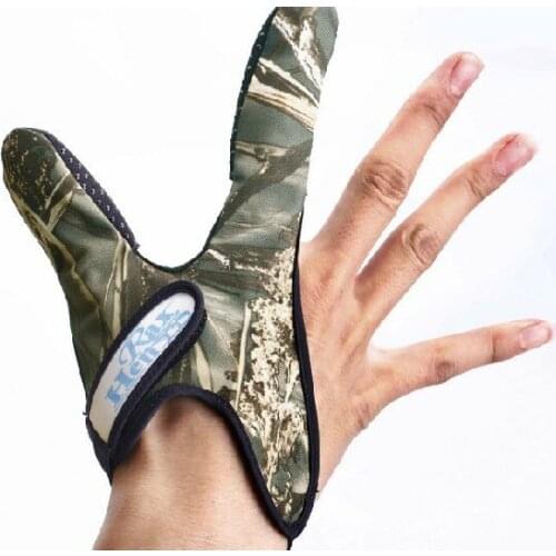 Two Fingers Nonslip Camouflage professional Fishing Gloves Multi-Purpose Abrasion-Proof Fishing Glove