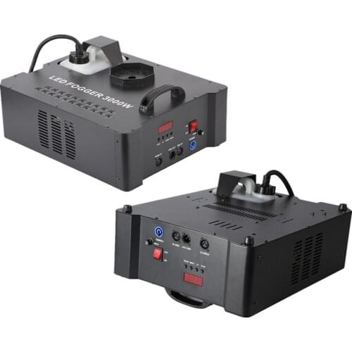 2pcs/lot Professional High Power 1500W Smoke Machine With RGB LED Lights Wireless Remote DMX512 Stage Fogger Ejector Fog Machine