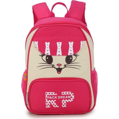 New Women Canvas Backpack Lovely Cat Printing Backpack Cute Cartoon Cat Printing Backpack School Bag for Teenage Girls Mochila