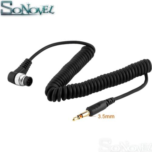 3.5mm-N1 / MC-30 Remote Control Shutter Connect Cable Cord for Nikon D850 D810a D800 D700 D500 D300s D5 D4 D3 Pixel TW-283 T3 T8
