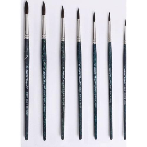 AOWEN 3001 Profession Painting Brushes Art Painting Brushes Artistic Watercolor Brush Set for Gouache Wash Mop Art Painting