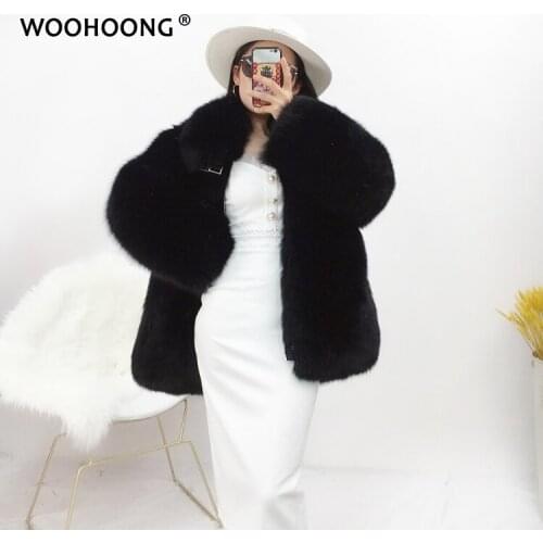 2020 Winter New Leather Grass Real Fox Fur Coat Woman Thicker And Warm Winter New Luxury Warm Outwear Thick Warm Coat Jacket