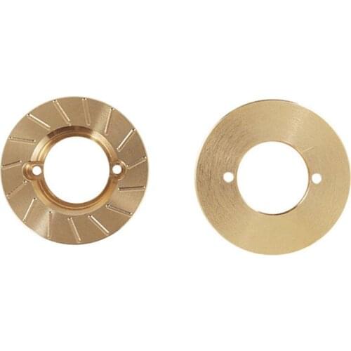 Brass Counterweights for 1/10 SCX10 II 90046 90047 RC Crawler Professional Wheel Weights Steering Cup