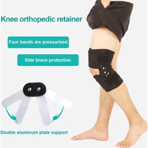Brand New Men Women Knee Pads Hinged Knee Brace Adult Adjustable Open Patella Support Swollen ACL Tendon Solid Fashion Hot 2019