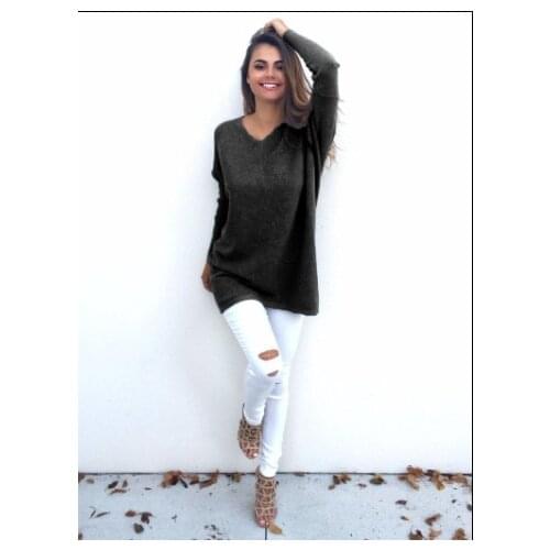 Casual Jumper Pullover Winter Sweater Women Bottoming Shirt Sweaters Jacket Clothing Vestidos