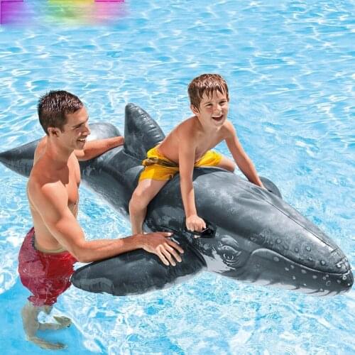 Whale Seat Floating Pool Swimming Ring Air Mattress Inflatable Swimming Circle Pool Float Row Tube Water Party Beach Toys
