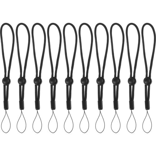 10Pcs Tactial Flashlight Strap Lanyard Sling Torch Camera Anti-lost EDC Outdoor Tool Black Paracord Accessories Bottle Phone Kit