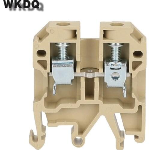 10pcs SAK 6EN Equivalent to WEIDMULLER Feed Through Screw Connection Din Rail Terminal Block Connector