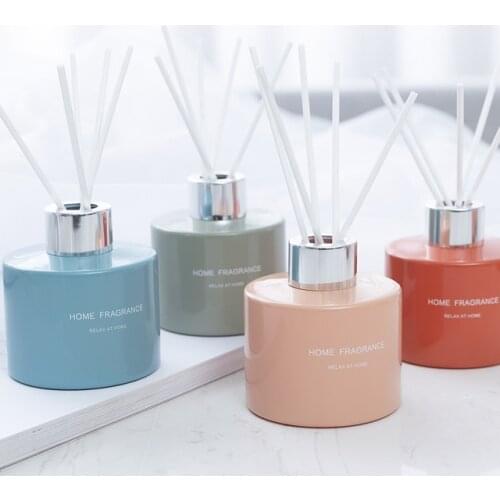 150ml Morandi Color Naturally Home Fragrance Gift Set Fireless Aromatherapy Reed Diffuser France Blocks Gardenia Cool Water