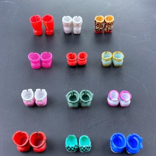 2/3/4 Pairs/lot Original Mini Doll Shoes Boots for LOL Sister Dolls DIY Kid Birthday Gift Toy