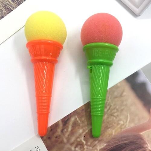 3 Set Mini Ice Cream Cone Shooters Sponge Shooting Great Fun Party Gift For Kids Random Color