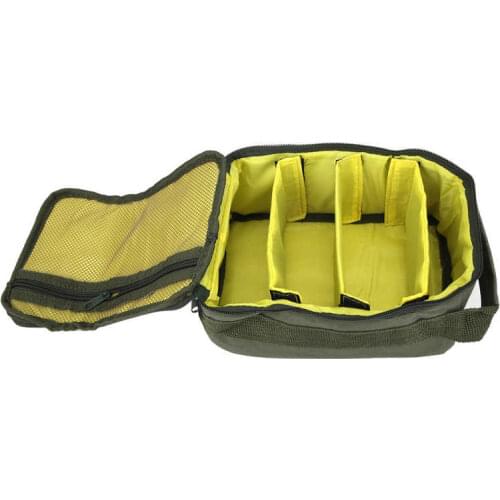 4 Layer Fishing Reel Bag Large Capacity Fishing Tackle Bag Multiple Compartments Fishing Line Reel Lure Hook Storage Handbag