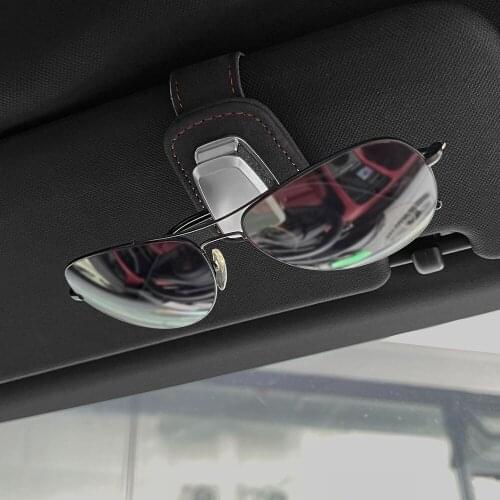 Car Sun Glasses Holder Clip For Audi A3 A4 A6 BMW E46 E90 Alfa Romeo Giulietta Giulia Acura MDX TSX Car Accessories Interior