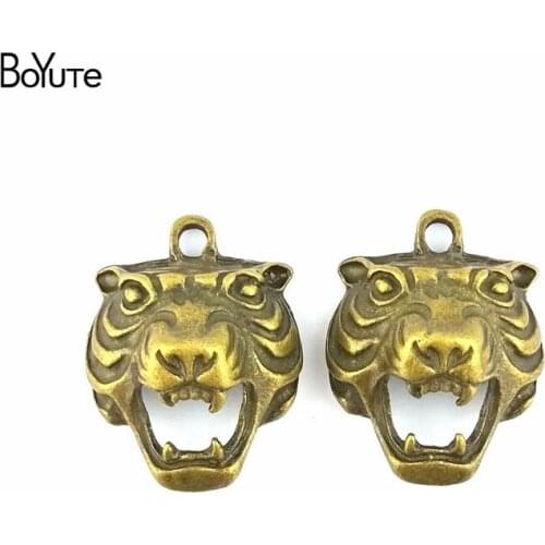 BoYuTe (30 Pieces/Lot) 31*24MM Wholesale Antique Bronze Plated King of Forest Pendant for Jewelry Findings Accessories