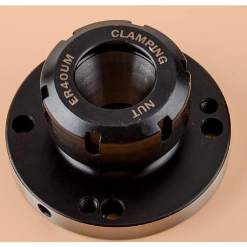 ER40 CNC Collet Chuck 100mm Diameter Compact Lathe Tight Tolerance Bearing steel for Milling