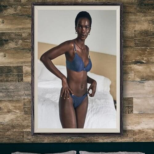 E011 Aamito Stacie Lagum Sexy Model Movie Star Wall Silk Cloth Poster Art Home Decoration Gift