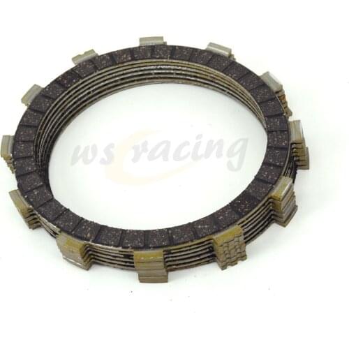 7 Pcs Motorcycle Engine Parts Clutch Friction Plates Fit For YAMAHA WR250Z YZ250 YZ250WR XVS650 XVS650A XVS650AT FZ-07 MT-07 FZ8