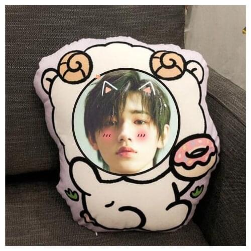 TNT Song Yaxuan Humanoid Pillow Real Photos Waiting Surrounding Shaped Pillow Cartoon Doll Doll Waist Cushion Home Decor Pillow