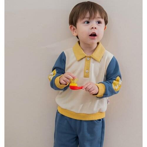 Casual Baby Tracksuit Soft Cotton Long Sleeve Tops Pants 2 Piece Spring Autumn Newborn Baby Clothes Fashion Infant Clothing Suit