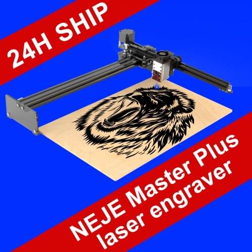 NEJE Master 2s PLUS 40W Laser Engraver Wood Router CNC Laser Cutter App Wireless Engraving Machine Stainless steel Plywood 32Bit