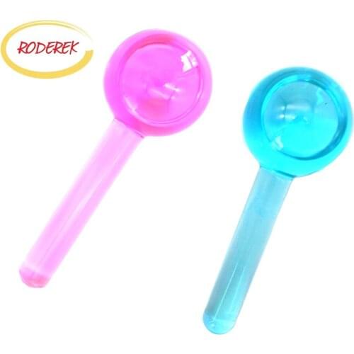 Ice Roller for Face with Pink or Blue Gel Beauty Equipment for Eye Anti Dark Circle