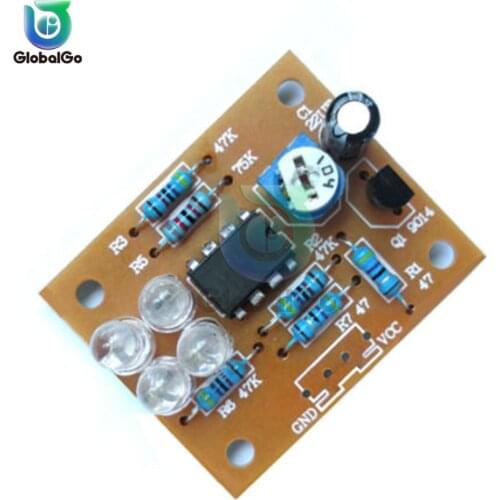 LM358 LED Breathing Light Kit Electronic Production Suite Electronic Kits DIY Parts Breath Light DIY Kit PCB laboratory