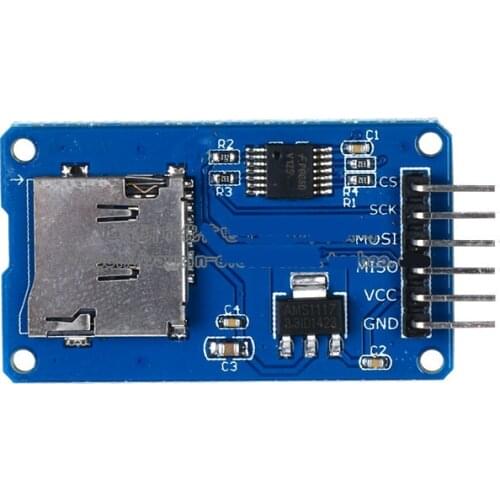 Micro SD Card Module TF Card Reader Card SPI Interface With Level Translator Chip
