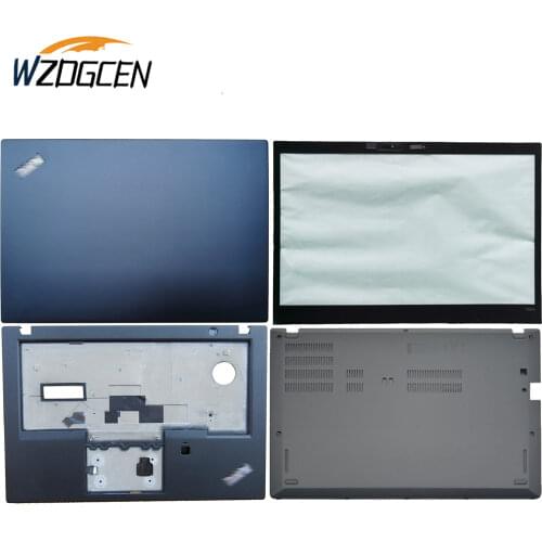 New for Lenovo Thinkpad T480S Keyboard Bezel Palmrest Cover Upper Case Housing Shell with Fingerprint Hole 01YN986 AM16Q000G00