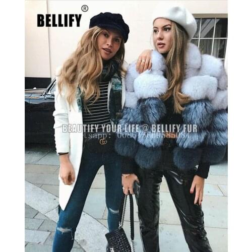 New arrival women winter thick fur coat real fox fur jacket high quality fox coat outfit Plus Size