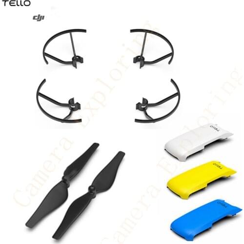 Original DJI tello Snap-on Top Cover Case& Propeller Guards& tello Propeller Accessories set for DJI tello drone
