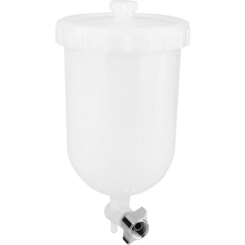 Spray Gun 400ml Spray Gun Pot Side Feed Plastic Paint Cup for W101 W71 R-2 K-2 F-2 Spray Gun Power Tool Accessories