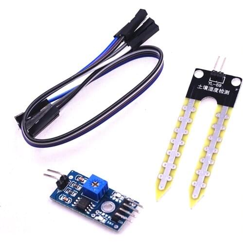 For arduino development board soil moisture detection module hygrometer humidity sensor DIY robot smart car