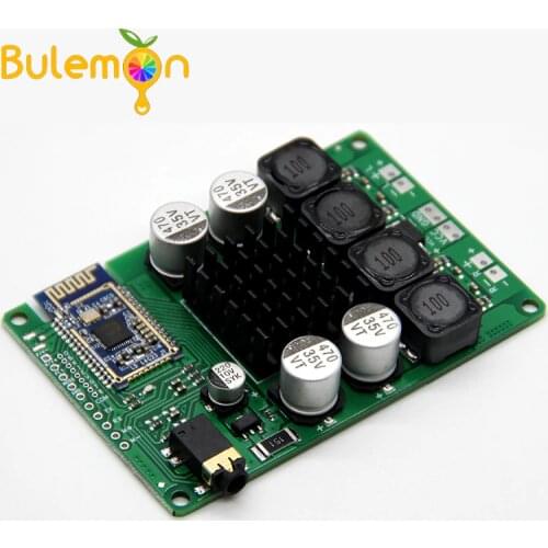 Bluetooth 5.0 Power Amplifier Board 2x50W/40W Support AUX Audio Input Support Serial Command to Change the Name Password