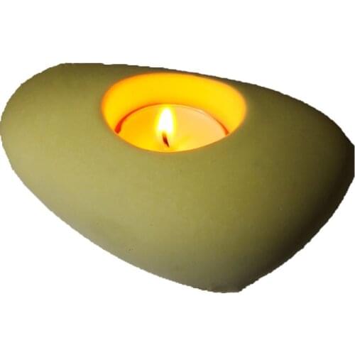 Silicone Concrete Candle Holder Mould Wedding Decoration Bar Handmade Flowerpot Candlestick Mold Customization
